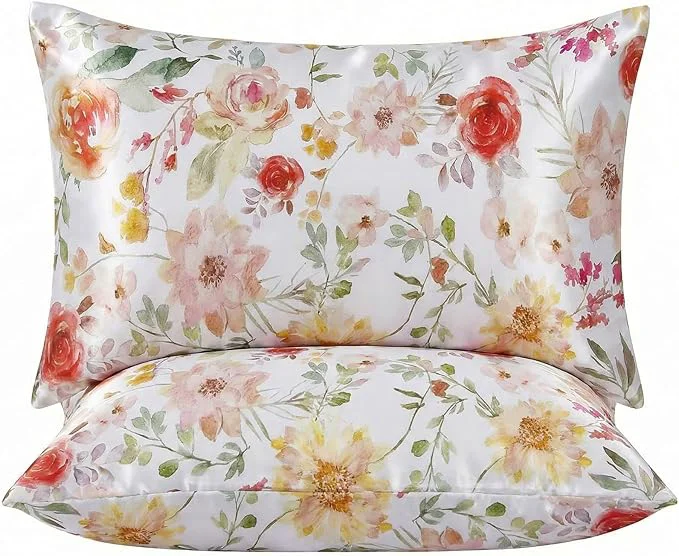 Next-Generation YIYEA Viscose Derived from Bamboo Pillow Cases Set of 2 600 Thread Count Trendy