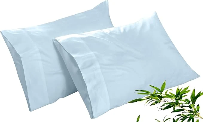 Original Royale Linens Cooling Pillow Cases Queen Size Set of 2- Rayon Derived from Authentic