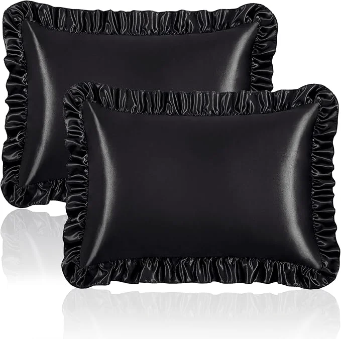 User-Friendly Homiest Ruffle Satin Pillowcase Official
