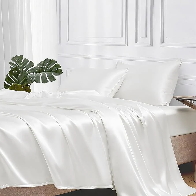 Trusted MR HM Satin Bed Sheets Queen Size Sheets Set Reliable