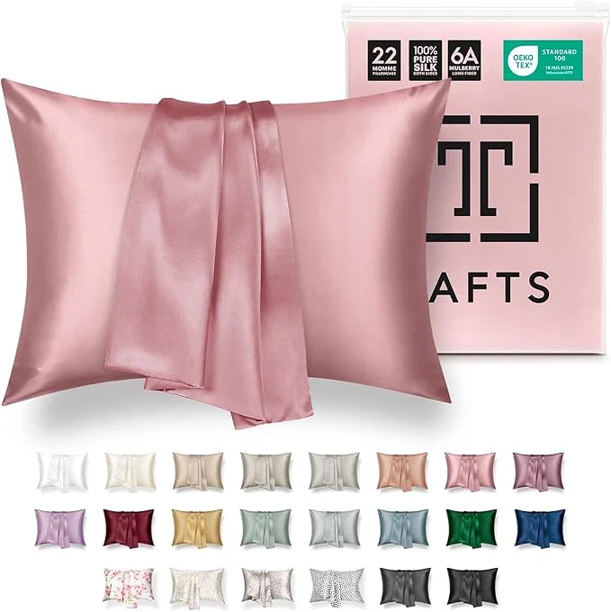 Specialty Tafts Pillow Cases - 22mm Pure Mulberry 6A Silk Pillowcase Casual