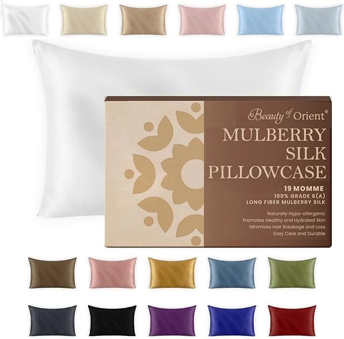 Responsible 19 Momme Premium Mulberry Silk Pillowcase Authentic