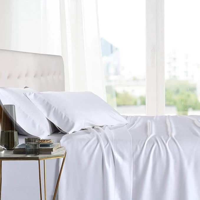 Exceptional Royal Hotel Bedding Natural Viscose Made from Bamboo Sheets Soft Cooling Classic