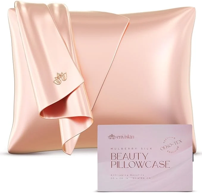 World-Class Mulberry Silk Pillowcase Infused Flexible