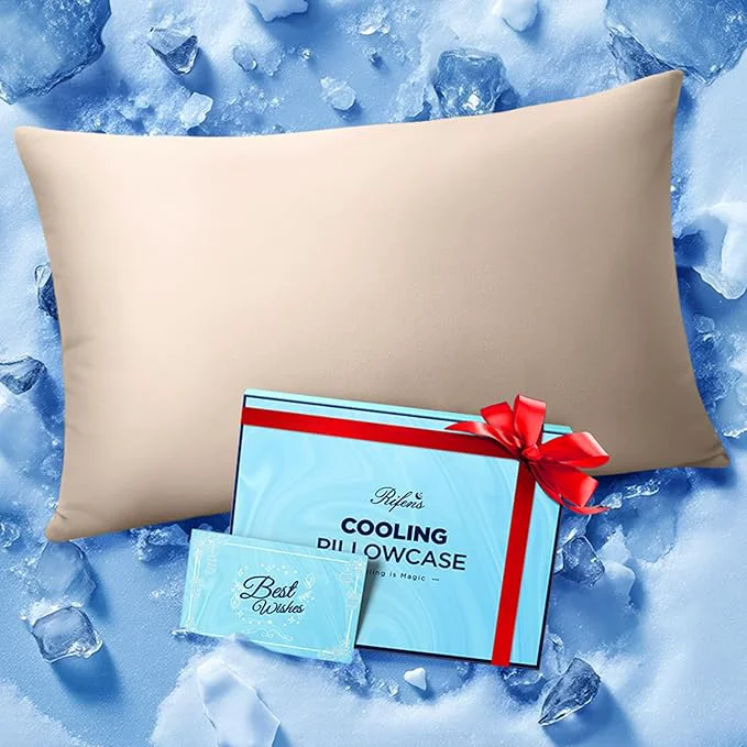 Next-Generation Ice Cooling Pillowcase for Hot Sleepers Instantly Cool Stays Cold All Night Prestigious
