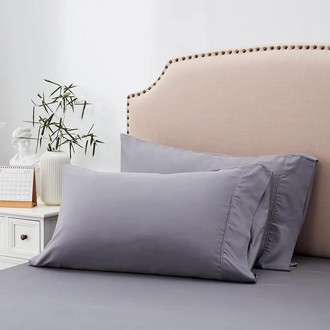 Genuine ACCURATEX Cooling Pillow Cases Set of 2 Rayon Derived from Bamboo Breathable Top-Quality