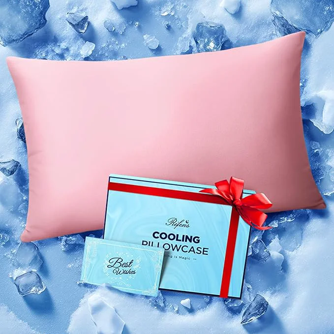 Carefully Designed Ice Cooling Pillowcase for Hot Sleepers Instantly Cool Stays Cold All Night Artisan