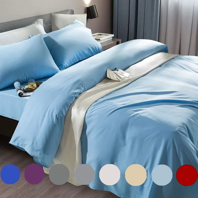 Elegant SONORO KATE Bed Sheet Set Super Soft Microfiber 1800 Thread Count Luxury Prestigious