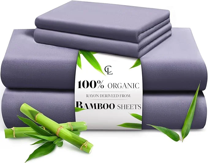 Selected LuxClub Full Size Bed Sheets Rayon Derived from Bamboo Cooling Sheets Artisan