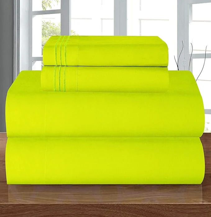 Authentic Elegant Comfort Luxury 1500 Premium Hotel Quality Microfiber 4-Piece Sheet Set Organic