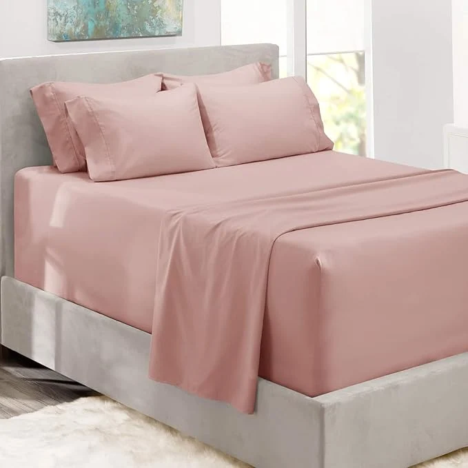 Optimized Hearth Harbor Bed Sheets Luxury Soft 6 Piece Bed Sheet Set Extra Deep Pocket Traditional