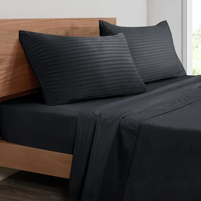 Trusted Mejoroom Striped Queen Size Sheet Set Powerful