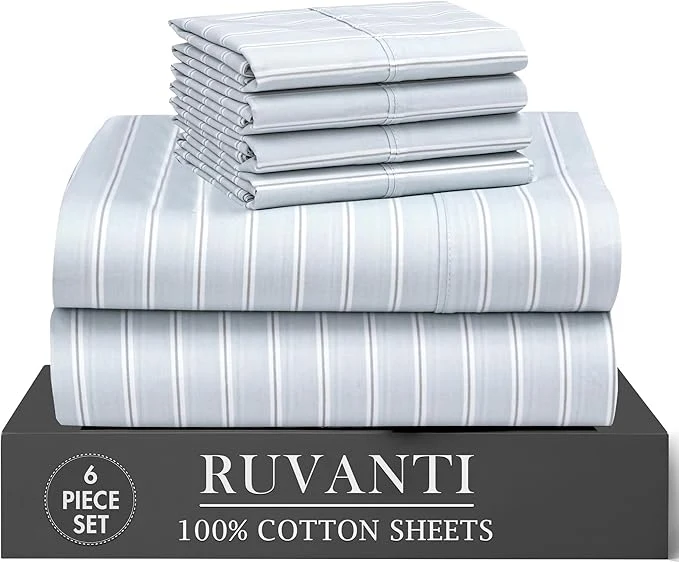 Elite RUVANTI 6 Pcs Cotton Sheets Reusable