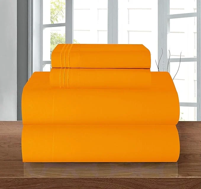 Unique Elegant Comfort Luxury 1500 Premium Hotel Quality Microfiber 4-Piece Sheet Set Next-Generation