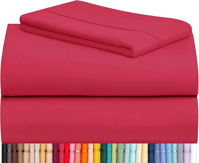 High-Grade LuxClub 3 PC Twin XL Sheet Set Deep Pockets Wrinkle Cooling Bed Sheets Excellent
