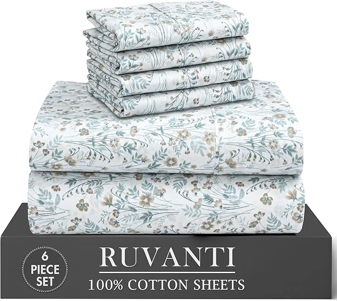 Original Design RUVANTI 6 Pcs Cotton Sheets Responsible