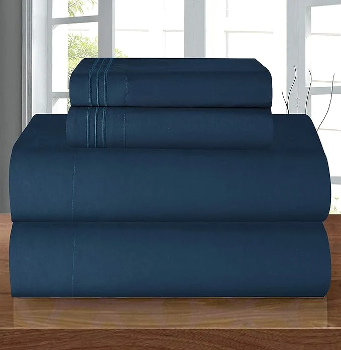 Versatile Elegant Comfort Luxury 1500 Premium Hotel Quality Microfiber 4-Piece Sheet Set