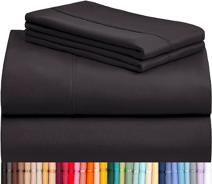 Specialty LuxClub 6 PC Queen Sheet Set Breathable Luxury Bed Sheets Deep Pockets 18 Versatile