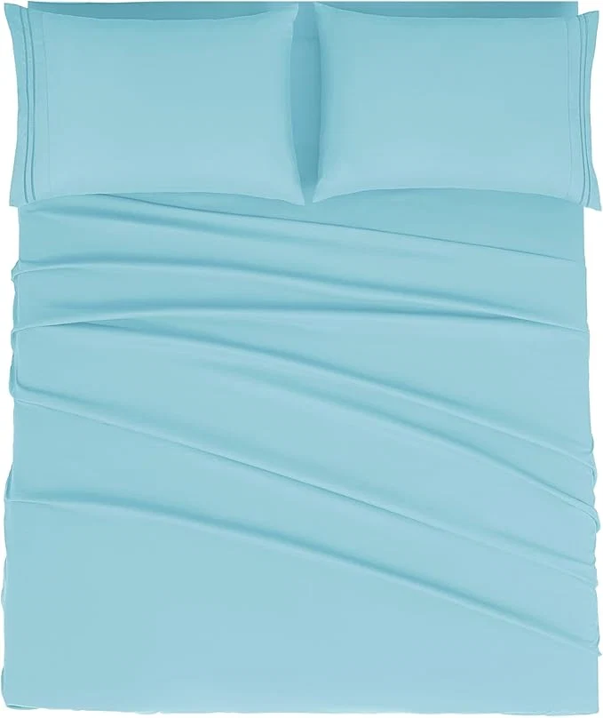 Elegant Mejoroom California King Size Sheet Set Pure