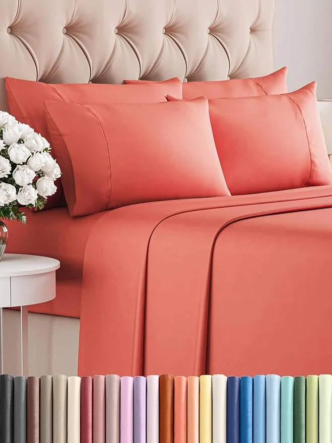 Original Design Queen 6 Piece Sheet Set Fine