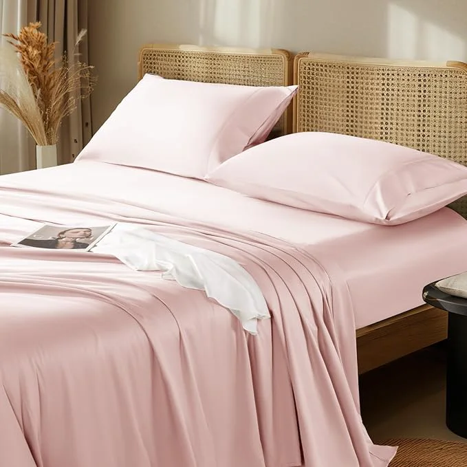 Traditional LBRO2M 1000 Thread Count Egyptian Cotton Sheets Set Twin XL 3 Piece Sets Verified