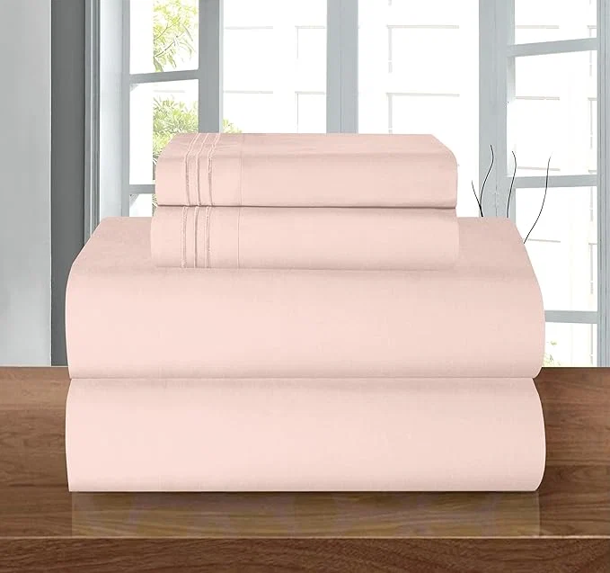 Professional Elegant Comfort Luxury 1500 Premium Hotel Quality Microfiber 4-Piece Sheet Set Sophisticated