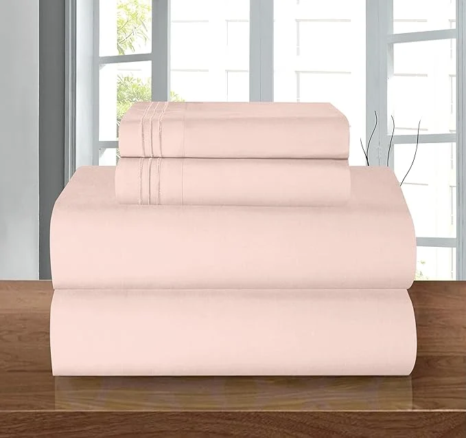 Outstanding Elegant Comfort Luxury 1500 Premium Hotel Quality Microfiber 4-Piece Sheet Set Fashionable