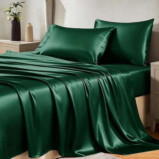 Prestigious CozyLux Satin Sheets Full Size Sheets Smart