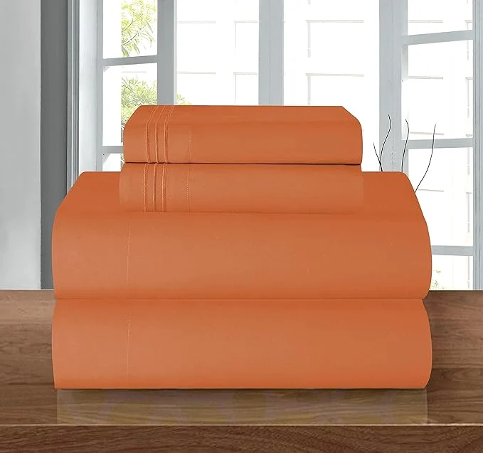 Verified Elegant Comfort Luxury 1500 Premium Hotel Quality Microfiber 4-Piece Sheet Set Reliable