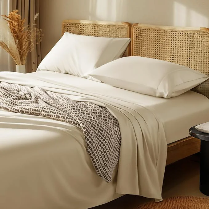 Comfortable LBRO2M 1000 Thread Count Egyptian Cotton Sheets Set Twin 3 Piece Sets Bed Outstanding