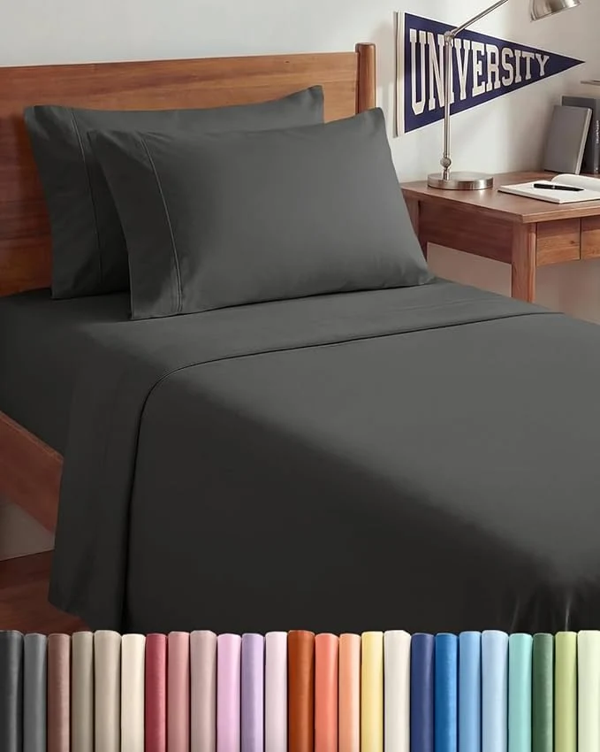 Trendy Twin XL 4 Piece Sheet Set Healthy