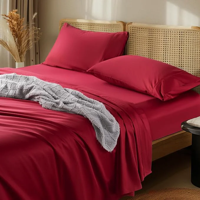 Convenient LBRO2M 1000 Thread Count Egyptian Cotton Sheets Set Twin 3 Piece Sets Bed Specialty