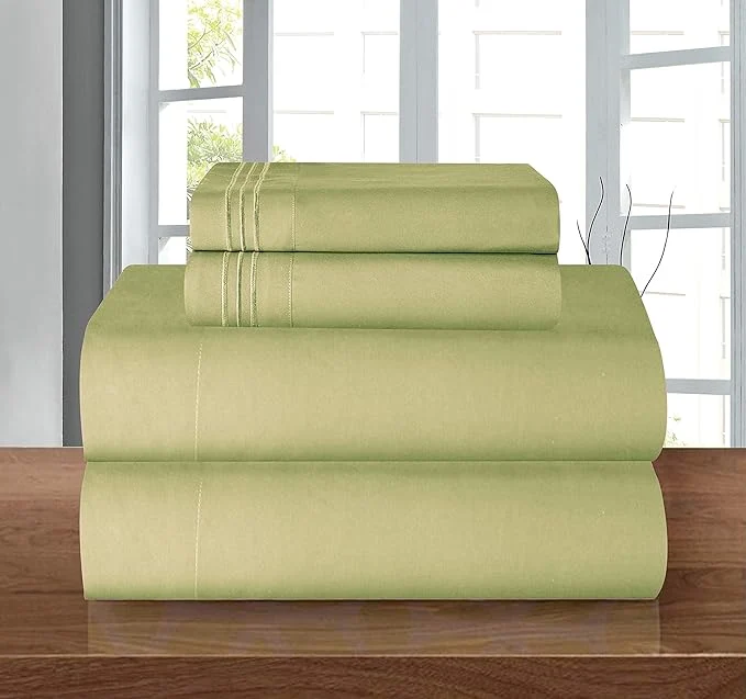 Elegant Comfort 1500 Premier Wrinkle Resistant 4 pc Sheet Set Deep Pocket Up Prestigious