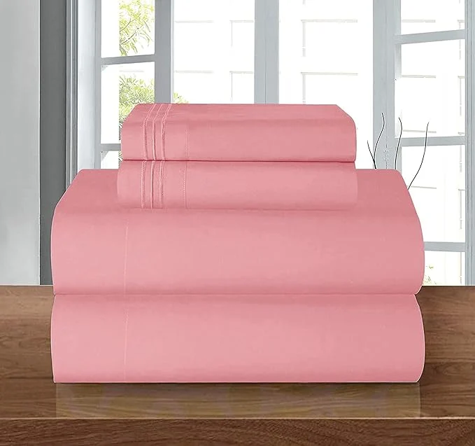 Official Elegant Comfort Luxury 1500 Premium Hotel Quality Microfiber 4-Piece Sheet Set Dependable