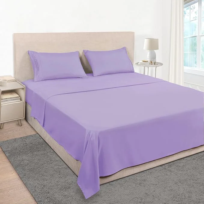Traditional Mejoroom California King Size Sheet Set Modern