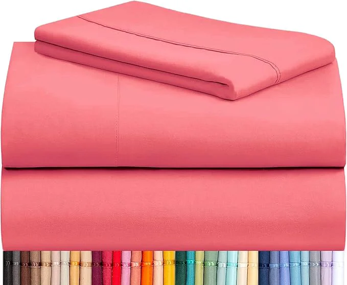 Durable LuxClub 3 PC Twin Sheet Set Deep Pockets Wrinkle Cooling Bed Sheets Hotel Proven