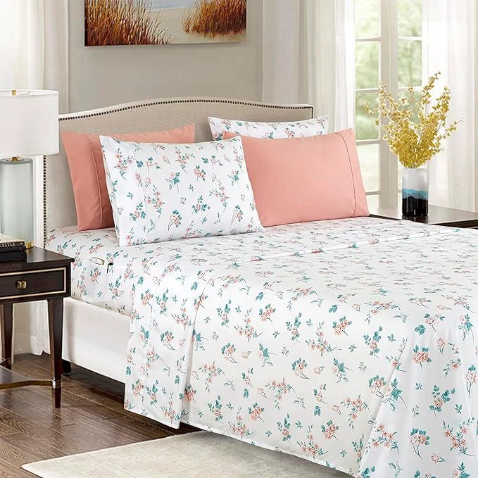 Fine Crafted Elegant Comfort Softest and Coziest 6-Piece Sheet Set Artisan