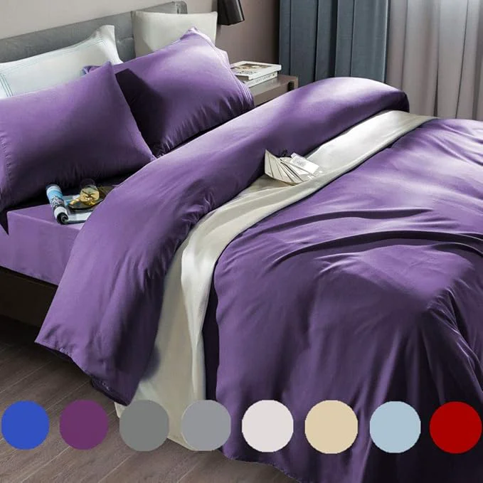 Elegant SONORO KATE Bed Sheet Set Super Soft Microfiber 1800 Thread Count Luxury Smooth