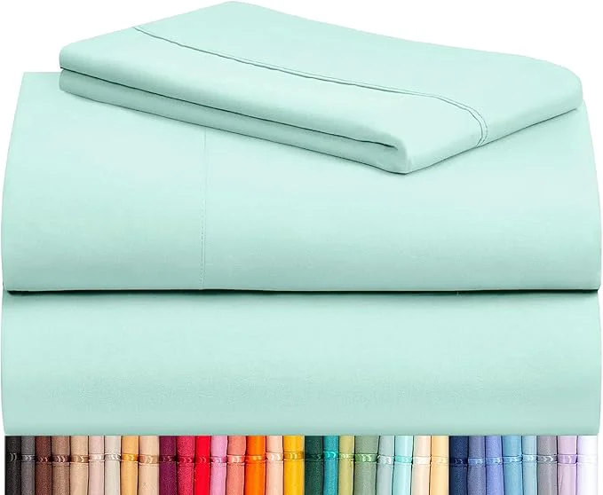 Trendy LuxClub 3 PC Twin Sheet Set Deep Pockets Wrinkle Cooling Bed Sheets Hotel Optimized