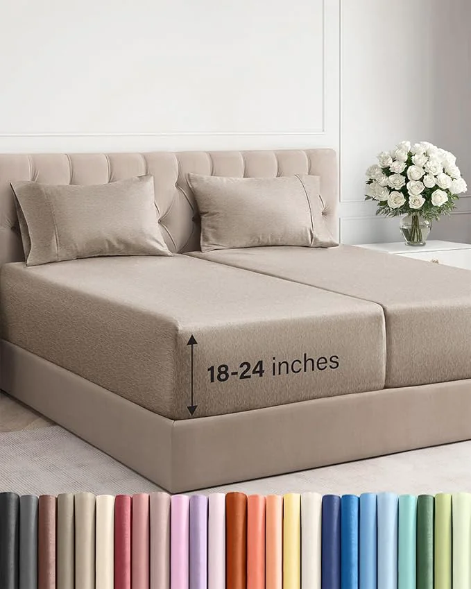 Recyclable Extra Deep Split King Sheet Set Genuine