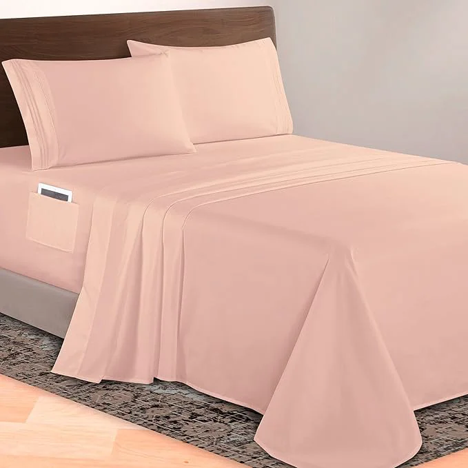Original Elegant Comfort Luxurious 1500 Premium Hotel Quality Microfiber 4-Piece Sheet Fashionable