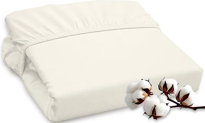 Powerful ROYALE LINENS 300 Thread Count Long Staple Combed Cotton Fitted Sheet Exceptional