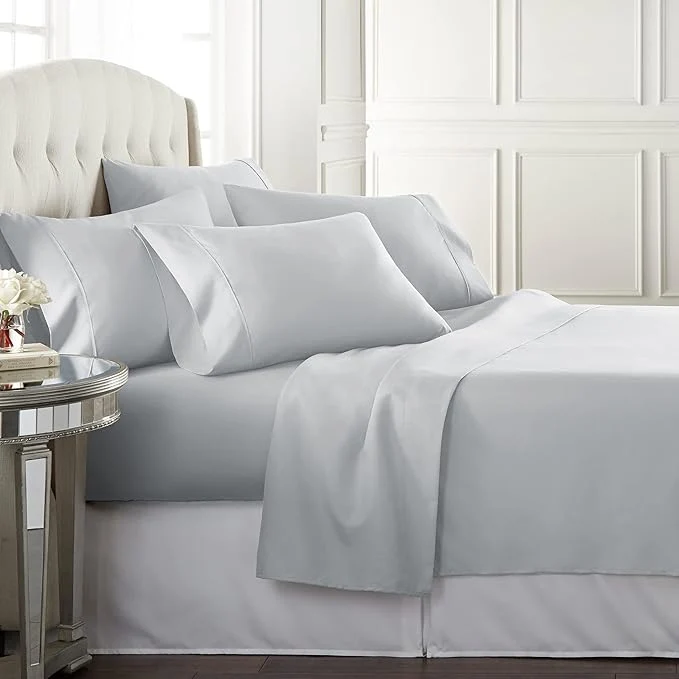 Premium Danjor Linens Bed Sheet Set Cal King Sophisticated