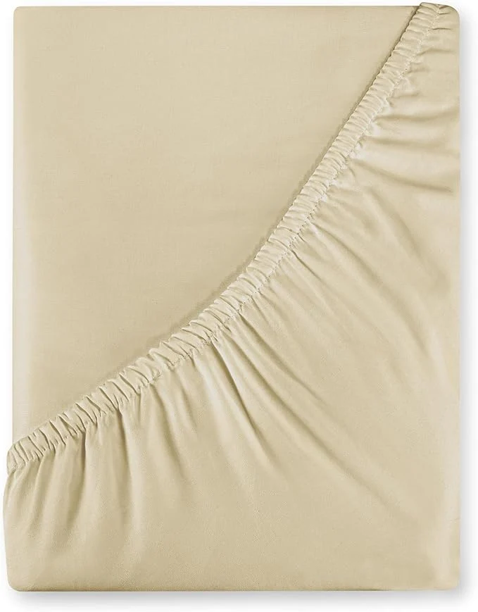 Superior Royale Linens 400 Thread Count American Grown Cotton Fitted Sheet Queen First-Class