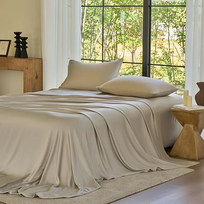 Efficient DOZ Sheet Set Viscose derived from Bamboo Organically Grown Buttery Soft Luxury