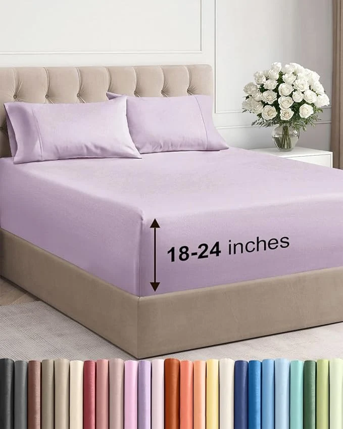 Lightweight Extra Deep King Sheet Set Optimized