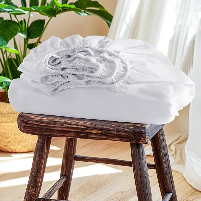 Optimized SONORO KATE French Linen Fitted Sheet Quality