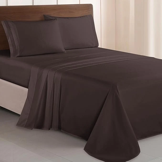 Original Design Elegant Comfort Luxurious 1500 Premium Hotel Quality Microfiber Three Line Flexible