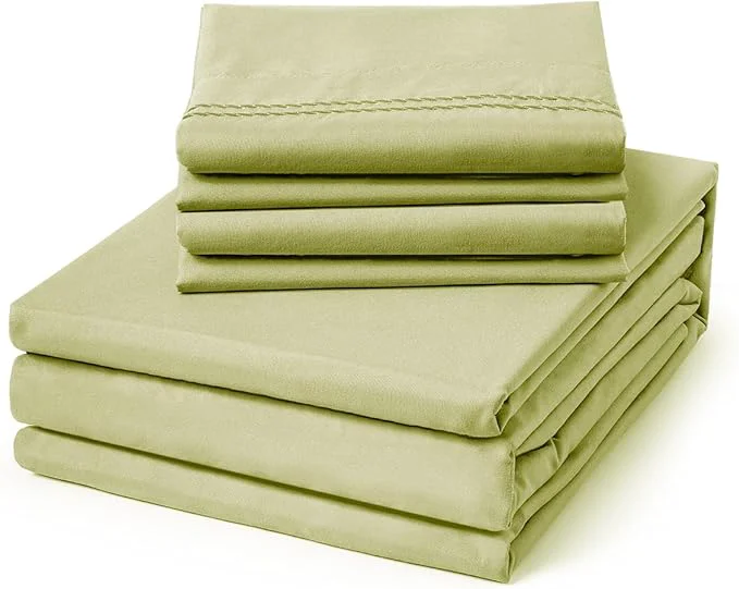 Contemporary ClevaHome Full Size Sheet Set Durable