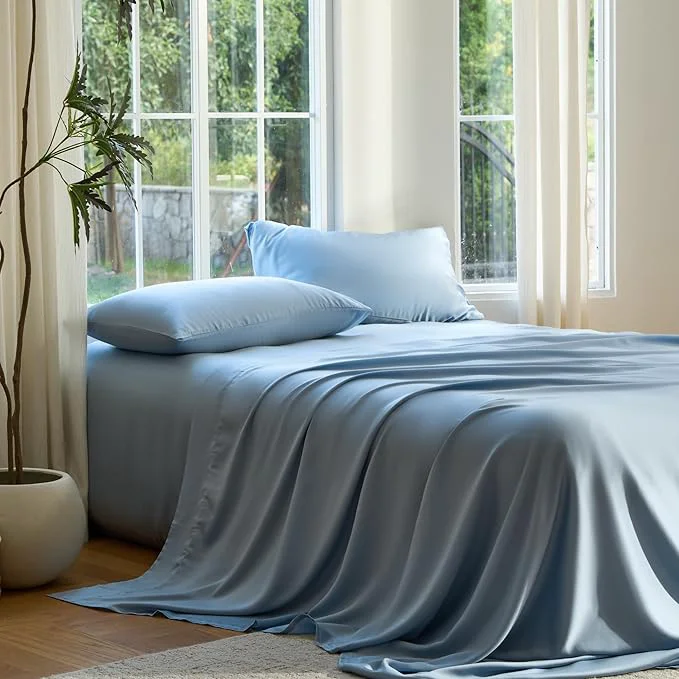 User-Friendly DOZ Sheet Set Viscose derived from Bamboo Organically Grown Buttery Soft Unique